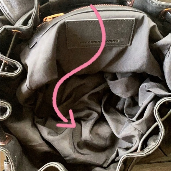 Alexander Wang Black Backpack with Rose Gold Accents - Picture 9 of 11